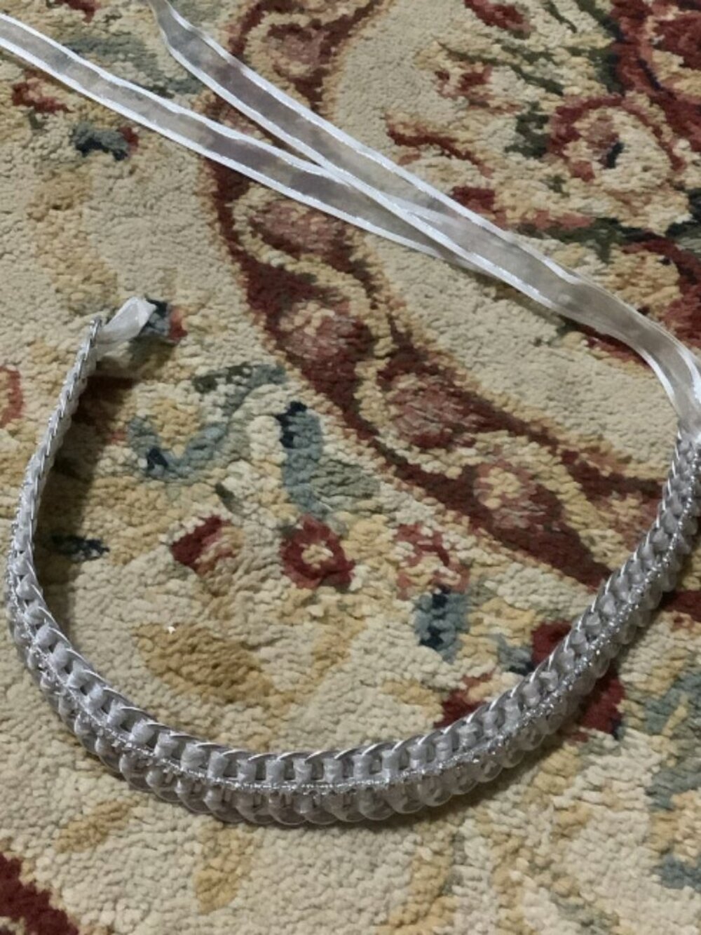 White Handmade Pop Tabs Headband